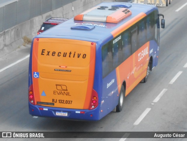 Evanil Transportes e Turismo RJ 132.037 na cidade de Nova Iguaçu, Rio de Janeiro, Brasil, por Augusto César. Número da foto: #12953126.