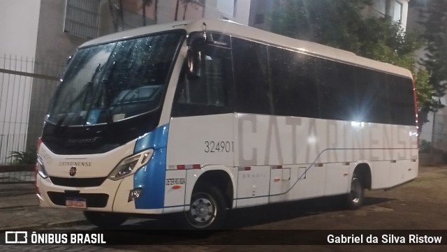 Auto Viação Catarinense 324901 na cidade de Porto Alegre, Rio Grande do Sul, Brasil, por Gabriel da Silva Ristow. Número da foto: #12952560.