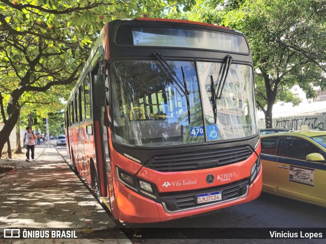 Transportes Vila Isabel A27619 na cidade de Rio de Janeiro, Rio de Janeiro, Brasil, por Vinicius Lopes. Número da foto: #12953059.