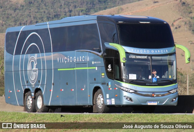 Viação Garcia 84016 na cidade de Roseira, São Paulo, Brasil, por José Augusto de Souza Oliveira. Número da foto: #12953530.