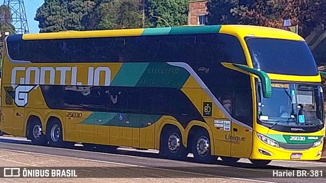 Empresa Gontijo de Transportes 25030 na cidade de Betim, Minas Gerais, Brasil, por Hariel BR-381. Número da foto: #12954210.