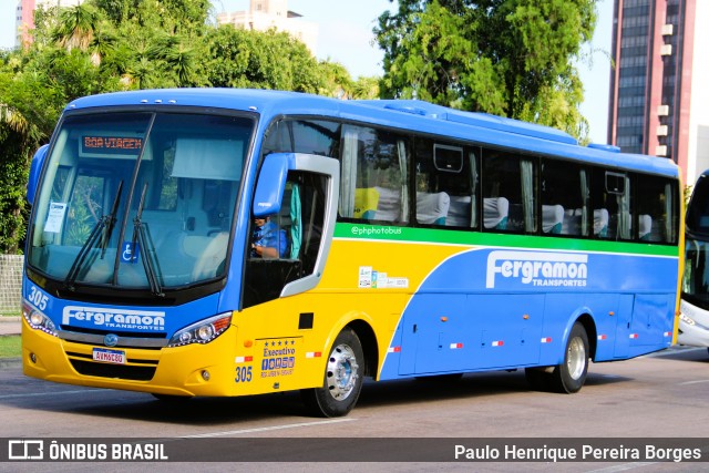 Fergramon Transportes 305 na cidade de Curitiba, Paraná, Brasil, por Paulo Henrique Pereira Borges. Número da foto: #12954756.