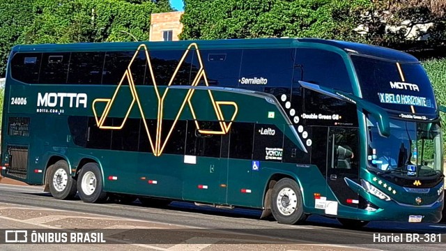 Viação Motta 24006 na cidade de Betim, Minas Gerais, Brasil, por Hariel BR-381. Número da foto: #12952403.