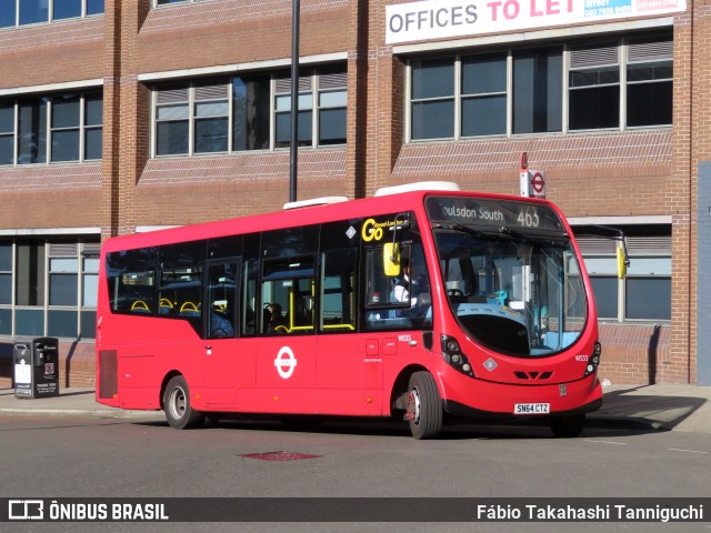Metrobus WS33 na cidade de London, Greater London, Inglaterra, por Fábio Takahashi Tanniguchi. Número da foto: #12954005.