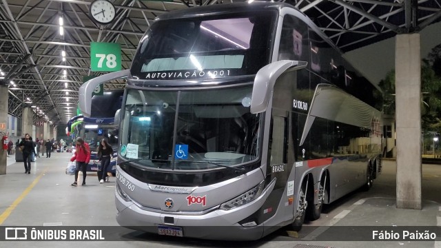 Auto Viação 1001 RJ 108.760 na cidade de São Paulo, São Paulo, Brasil, por Fábio Paixão. Número da foto: #12954114.