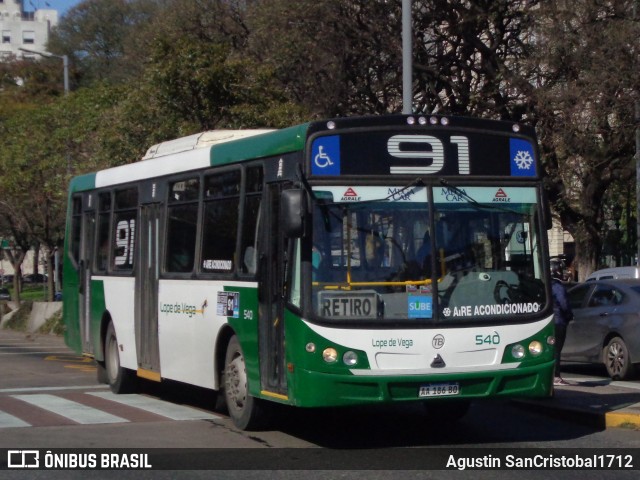 T Lope de Vega 540 na cidade de Ciudad Autónoma de Buenos Aires, Argentina, por Agustin SanCristobal1712. Número da foto: #12953968.