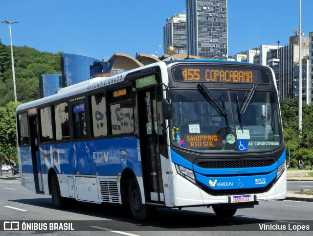 Viação Verdun B71072 na cidade de Rio de Janeiro, Rio de Janeiro, Brasil, por Vinicius Lopes. Número da foto: #12953078.