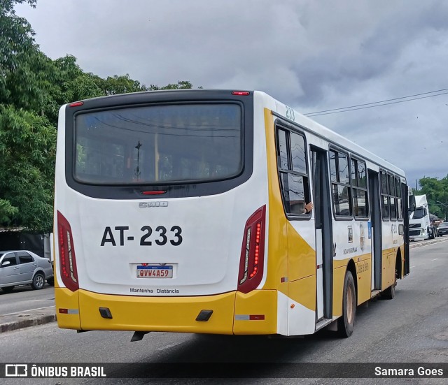 Empresa de Transportes Nova Marambaia AT-233 na cidade de Belém, Pará, Brasil, por Samara Goes. Número da foto: #12954191.