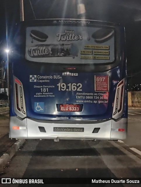 Transportes Capellini 19.162 na cidade de Hortolândia, São Paulo, Brasil, por Matheus Duarte Souza. Número da foto: #12952227.