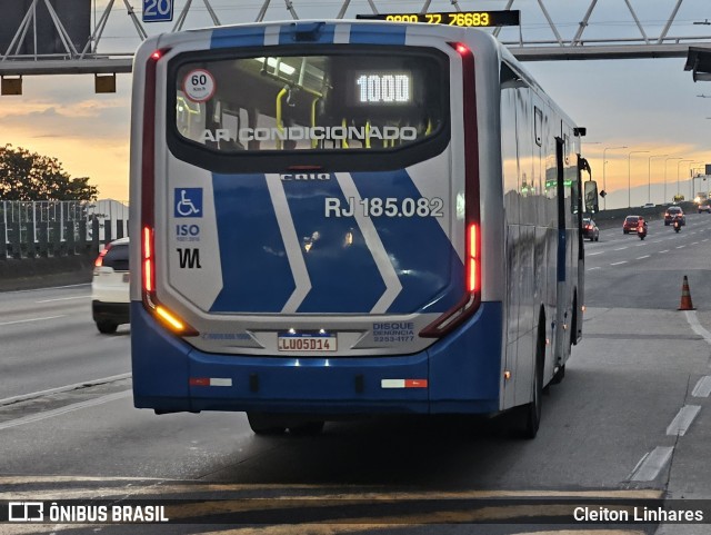 Viação Mauá RJ 185.082 na cidade de Niterói, Rio de Janeiro, Brasil, por Cleiton Linhares. Número da foto: #12954367.