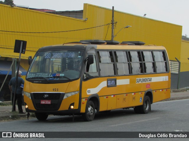 Transporte Suplementar de Belo Horizonte 925 na cidade de Belo Horizonte, Minas Gerais, Brasil, por Douglas Célio Brandao. Número da foto: #12955150.