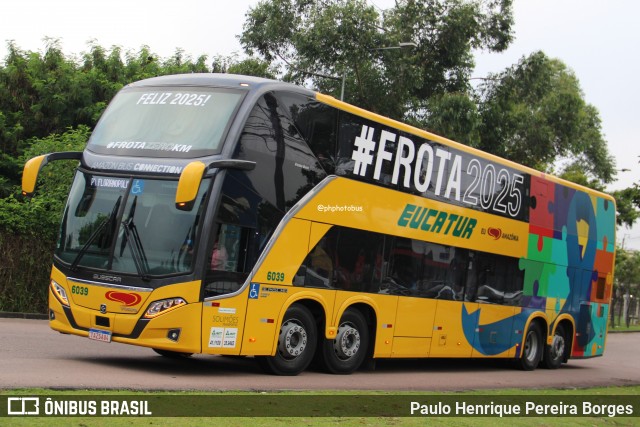 Eucatur - Empresa União Cascavel de Transportes e Turismo 6039 na cidade de Curitiba, Paraná, Brasil, por Paulo Henrique Pereira Borges. Número da foto: #12954747.