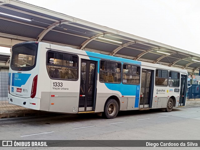 VUG - Viação Urbana Guarulhos 1333 na cidade de Guarulhos, São Paulo, Brasil, por Diego Cardoso da Silva. Número da foto: #12952348.