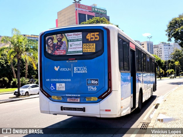 Viação Verdun B71026 na cidade de Rio de Janeiro, Rio de Janeiro, Brasil, por Vinicius Lopes. Número da foto: #12953053.