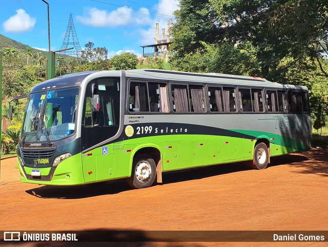 Turin Transportes 2199 na cidade de Santa Bárbara, Minas Gerais, Brasil, por Daniel Gomes. Número da foto: #12954037.