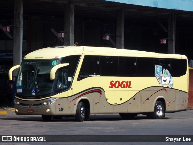 SOGIL - Sociedade de Ônibus Gigante Ltda. 446 na cidade de Porto Alegre, Rio Grande do Sul, Brasil, por Shayan Lee. Número da foto: #12955184.