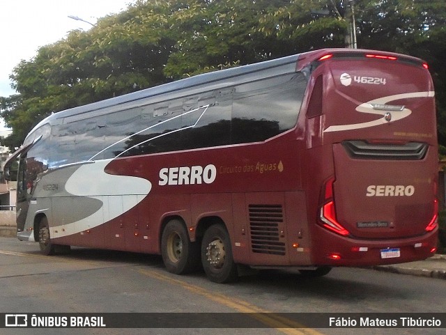 Viação Serro 46224 na cidade de Três Corações, Minas Gerais, Brasil, por Fábio Mateus Tibúrcio. Número da foto: #12952754.
