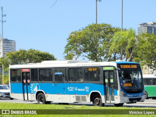 Viação Nossa Senhora das Graças A71591 na cidade de Rio de Janeiro, Rio de Janeiro, Brasil, por Vinicius Lopes. Número da foto: #12955589.