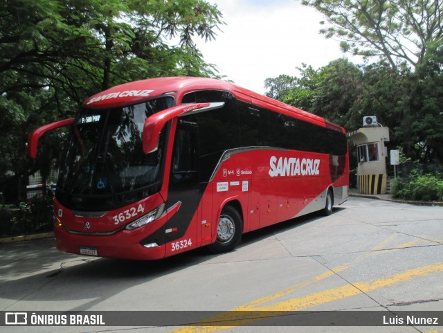 Viação Santa Cruz 36324 na cidade de São Paulo, São Paulo, Brasil, por Luis Nunez. Número da foto: #12956137.