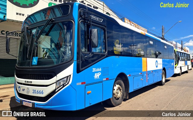 HP Transportes Coletivos 20.666 na cidade de Goiânia, Goiás, Brasil, por Carlos Júnior. Número da foto: #12956699.