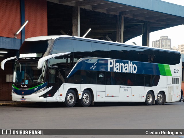 Planalto Transportes 2201 na cidade de Porto Alegre, Rio Grande do Sul, Brasil, por Cleiton Rodrigues. Número da foto: #12956591.