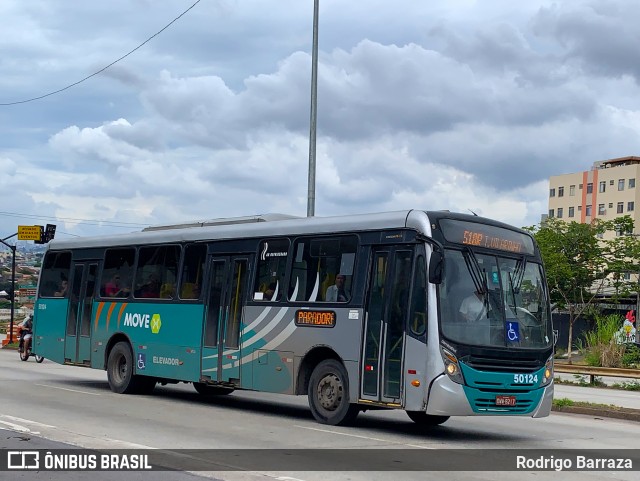 SM Transportes 50124 na cidade de Belo Horizonte, Minas Gerais, Brasil, por Rodrigo Barraza. Número da foto: #12957018.