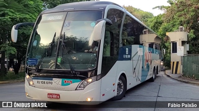 Auto Viação 1001 RJ108.1090 na cidade de São Paulo, São Paulo, Brasil, por Fábio Paixão. Número da foto: #12955559.