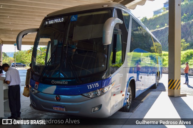 Viação Cometa 13115 na cidade de São Lourenço, Minas Gerais, Brasil, por Guilherme Pedroso Alves. Número da foto: #12955328.