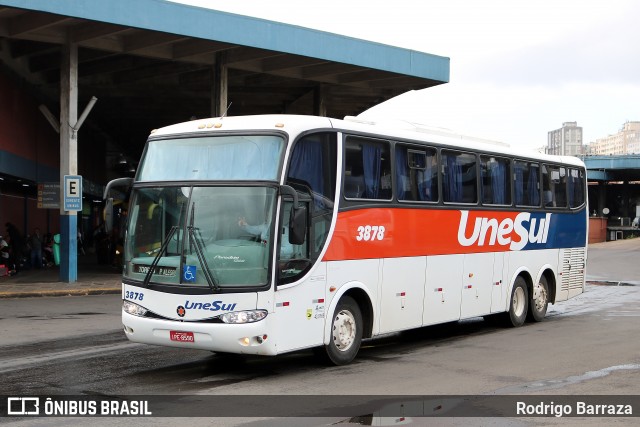 Unesul de Transportes 3878 na cidade de Porto Alegre, Rio Grande do Sul, Brasil, por Rodrigo Barraza. Número da foto: #12957005.