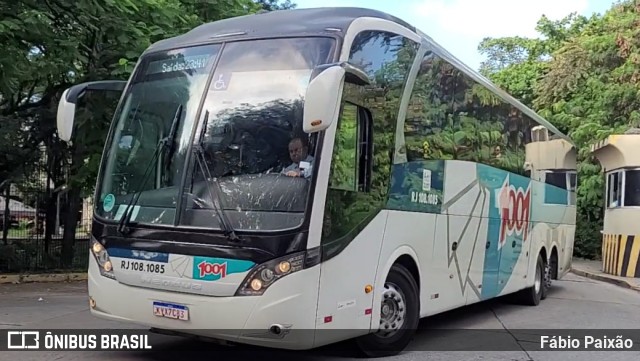 Auto Viação 1001 RJ 108.1085 na cidade de São Paulo, São Paulo, Brasil, por Fábio Paixão. Número da foto: #12955557.