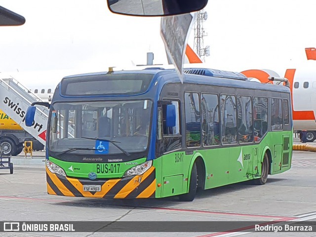 AENA Brasil BUS-017 na cidade de São Paulo, São Paulo, Brasil, por Rodrigo Barraza. Número da foto: #12957033.