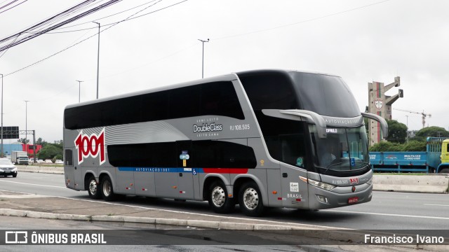 Auto Viação 1001 RJ 108.505 na cidade de São Paulo, São Paulo, Brasil, por Francisco Ivano. Número da foto: #12957219.