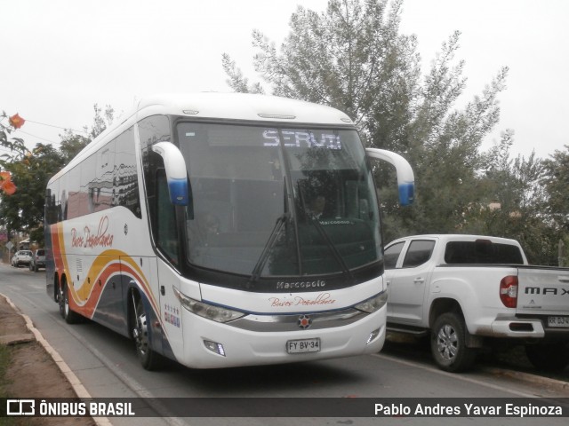 Buses Peñablanca FYBV34 na cidade de Chépica, Colchagua, Libertador General Bernardo O'Higgins, Chile, por Pablo Andres Yavar Espinoza. Número da foto: #12956126.