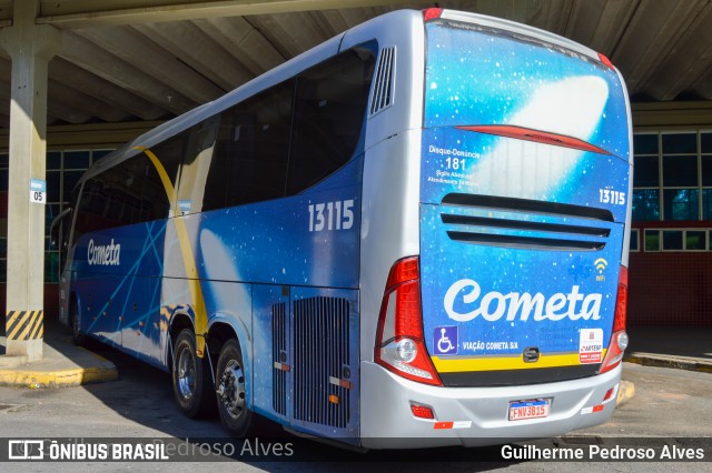 Viação Cometa 13115 na cidade de São Lourenço, Minas Gerais, Brasil, por Guilherme Pedroso Alves. Número da foto: #12955331.