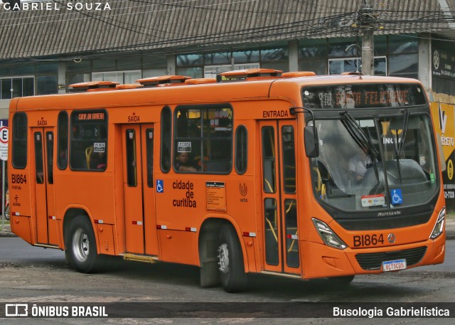 Transporte Coletivo Glória BI864 na cidade de Curitiba, Paraná, Brasil, por Busologia Gabrielística. Número da foto: #12956177.