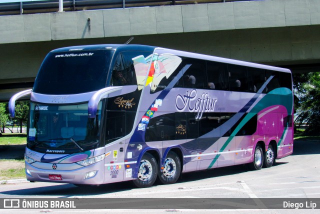 Hofftur Transportes e Turismo 2000 na cidade de Florianópolis, Santa Catarina, Brasil, por Diego Lip. Número da foto: #12956665.