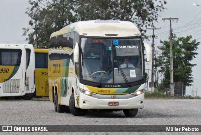 Empresa Gontijo de Transportes 18505 na cidade de Rio Largo, Alagoas, Brasil, por Müller Peixoto. Número da foto: #12955972.