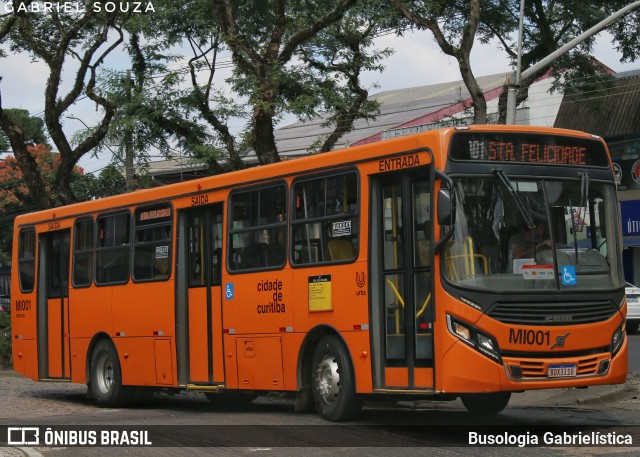 Auto Viação Mercês MI001 na cidade de Curitiba, Paraná, Brasil, por Busologia Gabrielística. Número da foto: #12956181.