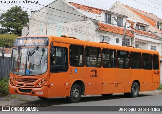 Auto Viação São José dos Pinhais EA205 na cidade de Curitiba, Paraná, Brasil, por Busologia Gabrielística. Número da foto: #12956170.