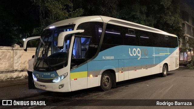Log Rio Transporte e Turismo 415 na cidade de Belo Horizonte, Minas Gerais, Brasil, por Rodrigo Barraza. Número da foto: #12956865.
