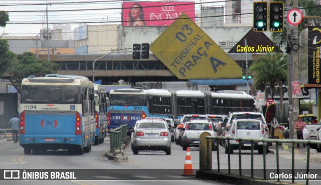 Metrobus 1104 na cidade de Goiânia, Goiás, Brasil, por Carlos Júnior. Número da foto: #12956642.