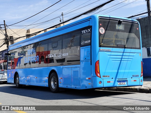 Higer 3F19 na cidade de Cubatão, São Paulo, Brasil, por Carlos Eduardo. Número da foto: #12957029.