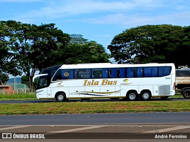 Isla Bus Transportes 3600 na cidade de Araras, São Paulo, Brasil, por André Fermino . Número da foto: #12956424.