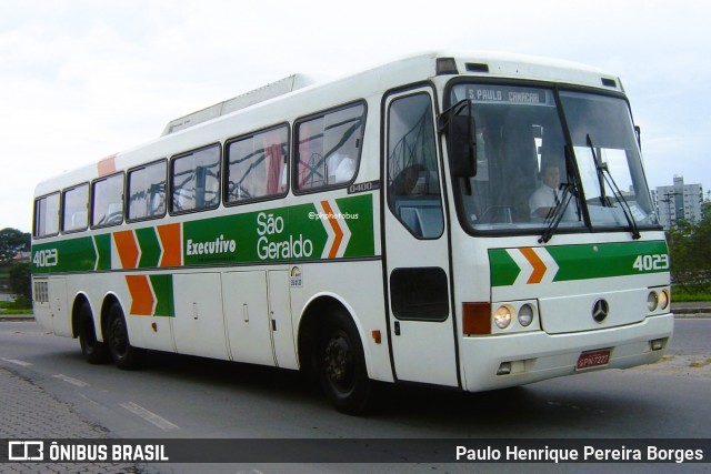 Cia. São Geraldo de Viação 4023 na cidade de Resende, Rio de Janeiro, Brasil, por Paulo Henrique Pereira Borges. Número da foto: #12957878.