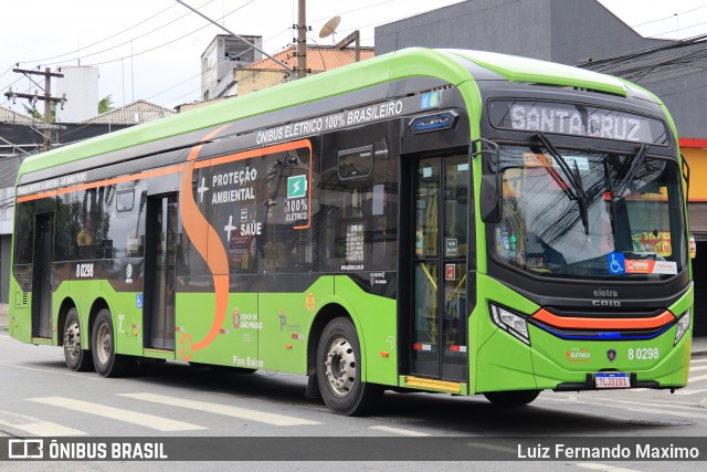 TRANSPPASS - Transporte de Passageiros 8 0298 na cidade de São Paulo, São Paulo, Brasil, por Luiz Fernando Maximo. Número da foto: #12957912.