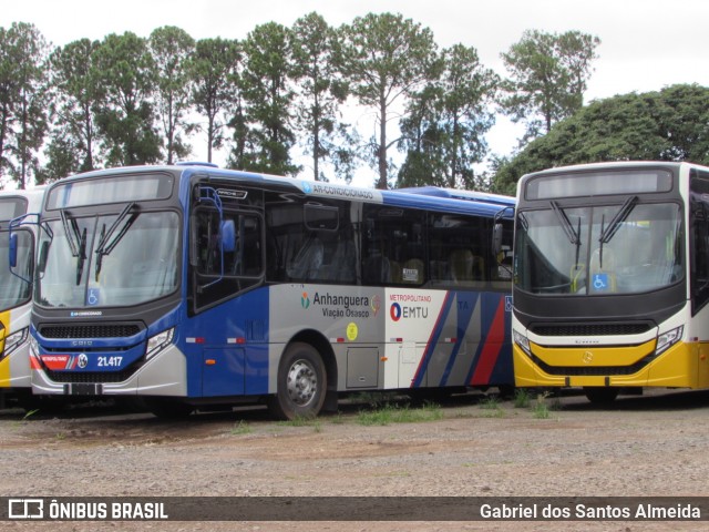 Viação Osasco 21.417 na cidade de Botucatu, São Paulo, Brasil, por Gabriel dos Santos Almeida. Número da foto: #12958019.