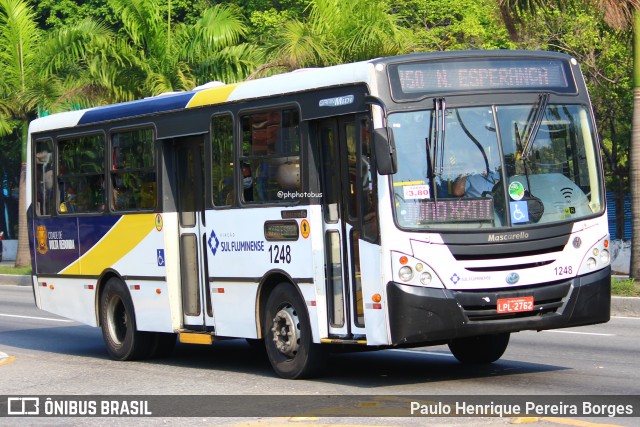 Viação Sul Fluminense 1248 na cidade de Volta Redonda, Rio de Janeiro, Brasil, por Paulo Henrique Pereira Borges. Número da foto: #12957917.