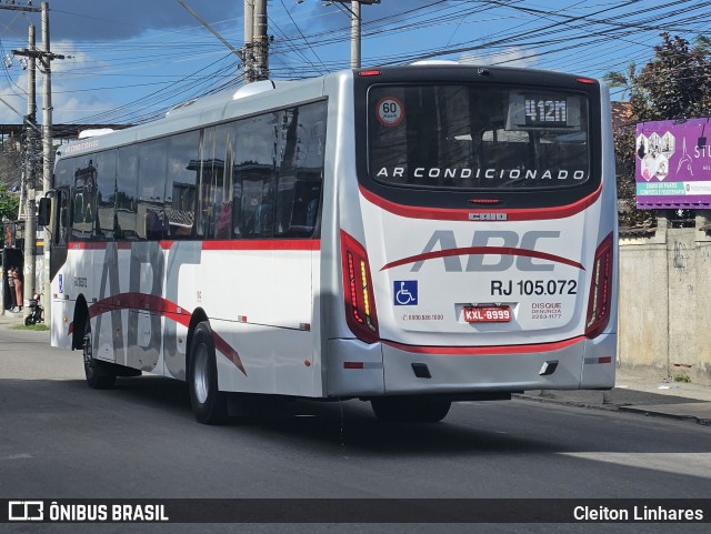 Auto Viação ABC RJ 105.072 na cidade de São Gonçalo, Rio de Janeiro, Brasil, por Cleiton Linhares. Número da foto: #12958366.