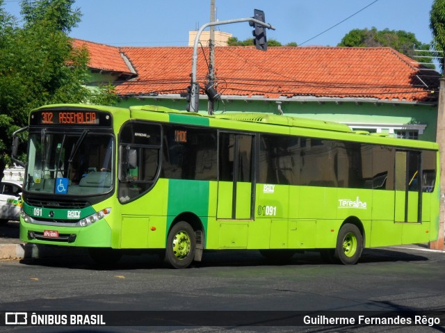 EMVIPI - Empresa Viação Piauí 01091 na cidade de Teresina, Piauí, Brasil, por Guilherme Fernandes Rêgo. Número da foto: #12958048.