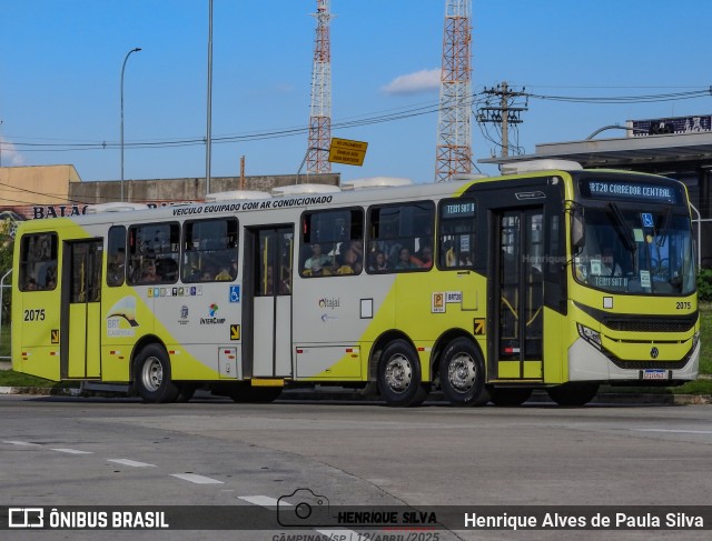 Itajaí Transportes Coletivos 2075 na cidade de Campinas, São Paulo, Brasil, por Henrique Alves de Paula Silva. Número da foto: #12958121.